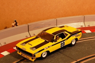 Neldo.net picture of Scalextric Spain Plymouth Barracuda Yellow '24 Horas de LeMans 1975'
