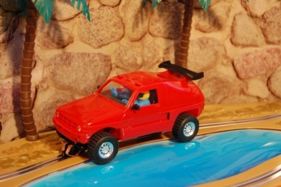 Neldo.net picture of Scalextric Spain Mitsubishi Pajero Vintage (rojo Sin Adhesivos)