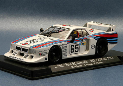 GB Track catalogue picture of Lancia 24h Le Mans 1981 Martini lboreta / Facetti / Cheever #65