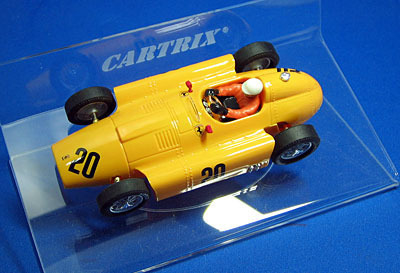 Cartrix catalogue picture of 1958 André Pillette #20 - Lancia-Ferrari D-50