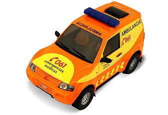 NINCO catalogue picture of Mitsubishi Pajero "Ambulance"