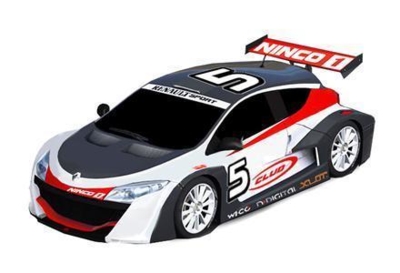 NINCO catalogue picture of Renault Megane Trophy WS "Ninco Clubcar Nr. 5"