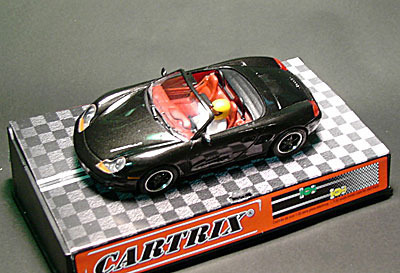 Cartrix catalogue picture of Porsche Boxster Gemballa   (negro)  (motor RACE)