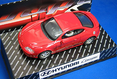 Cartrix catalogue picture of Hyunday Coupe Road Car - Rojo