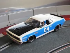 Plymouth Barracuda White & Blue