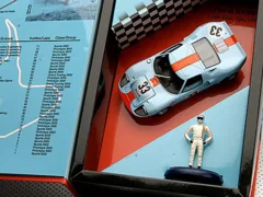 Ford GT40 Gulf 1000km Spa 1968 with Brian Redman driver Figure