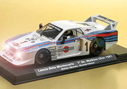 GB Track catalogue picture of Lancia Martini & Rossi 1st 6H Watkins Glen 1981 Alboreto / Patrese #1