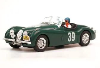 NINCO catalogue picture of Jaguar XK120 Liege-Roma-Liege
